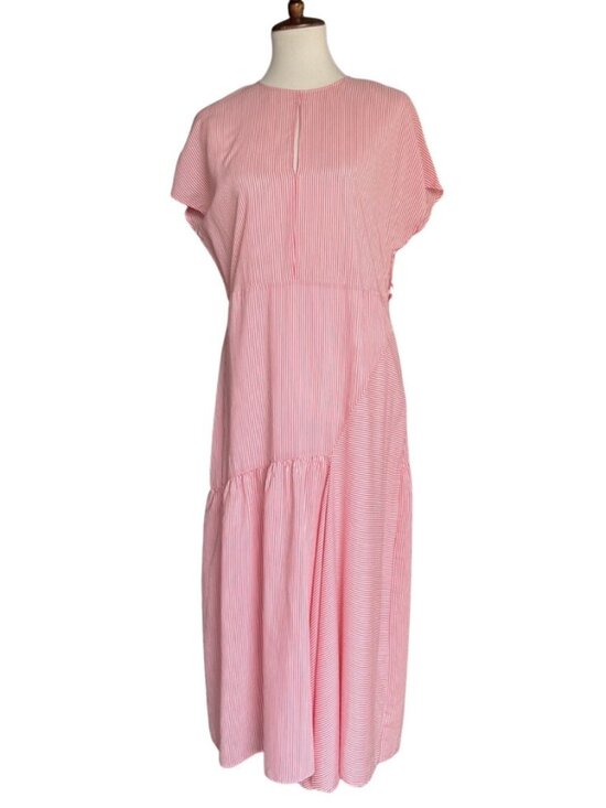 Nordstrom Dresses & Skirts - Nordstrom Signature Silk Blend Stripe Belted Dress Size 8 $279